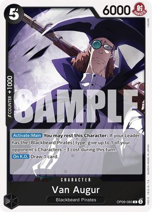 Image of Van Augur (OP09-083) - Emperors in the New World Foil